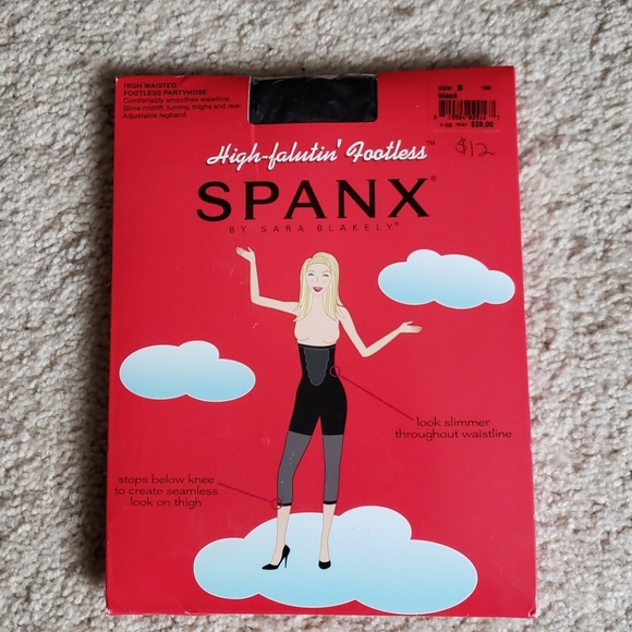 spanx high falutin footless